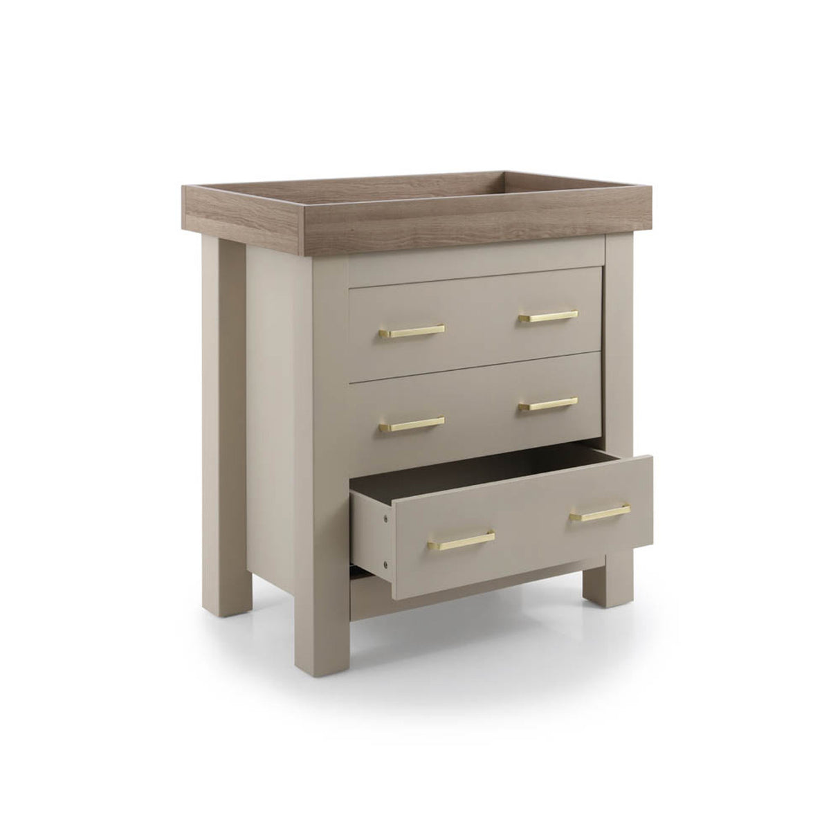 BabyStyle Bordeaux 3-Piece Nursery Furniture Roomset - Oatmeal 23