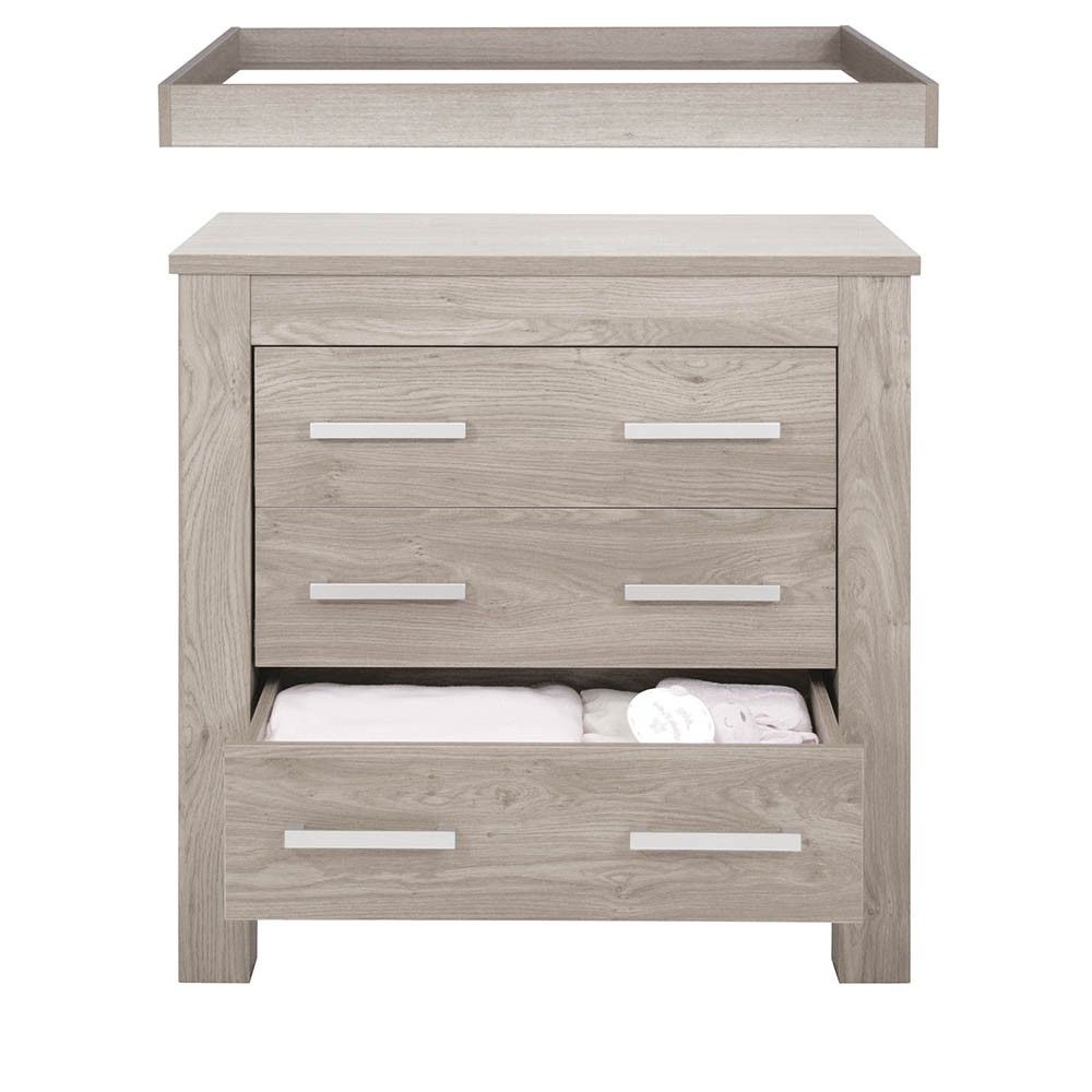 BabyStyle Bordeaux 3-Piece Nursery Furniture Roomset - Ash 8