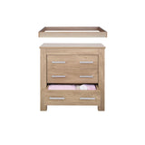 BabyStyle Bordeaux 3-Piece Nursery Furniture Roomset - Oak 6