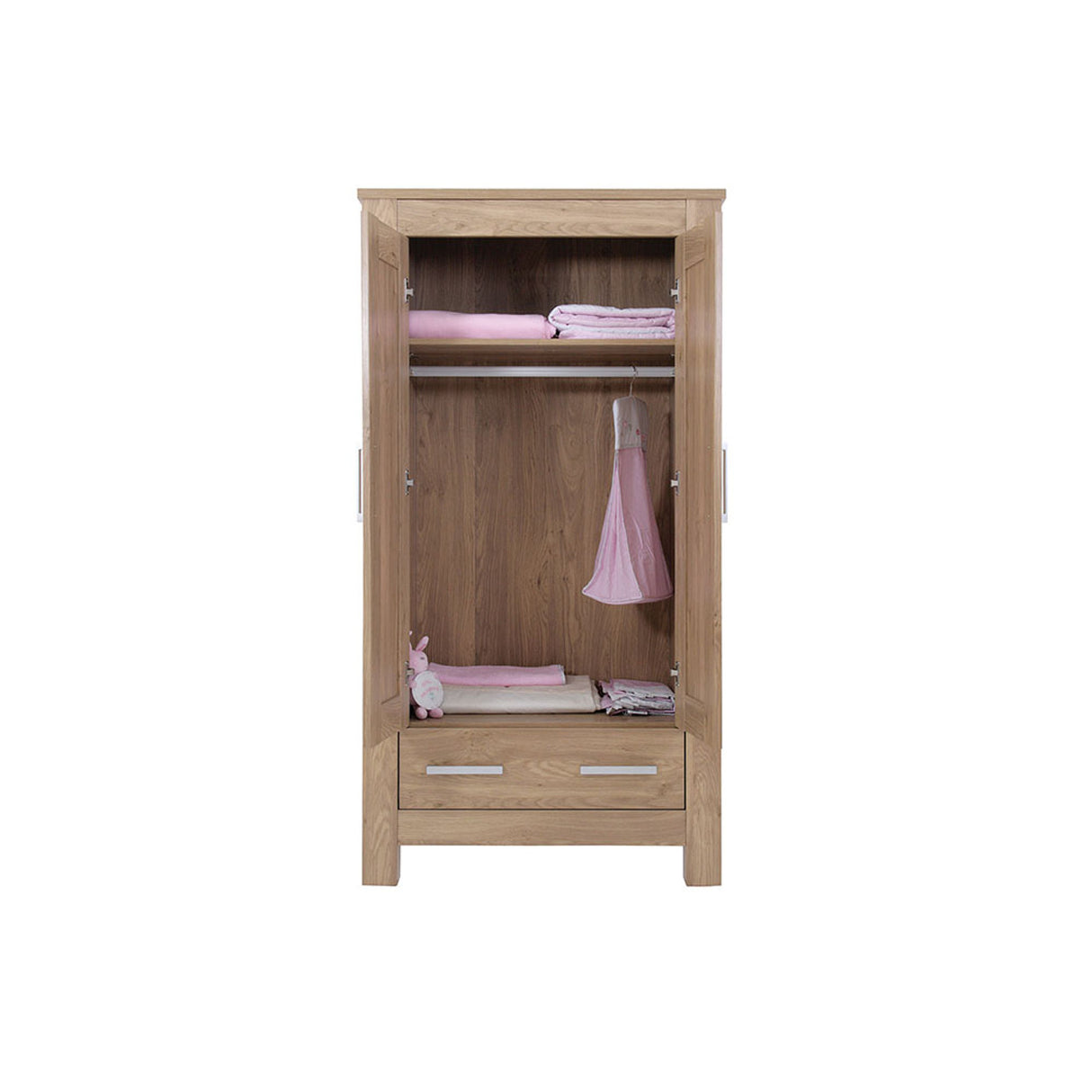 BabyStyle Bordeaux 3-Piece Nursery Furniture Roomset - Oak 8