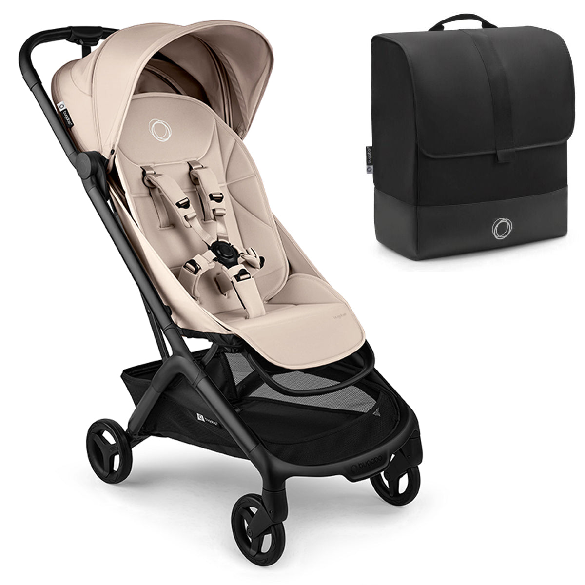 Bugaboo Butterfly 2 Pushchair & Travel Bag - Desert Taupe 1