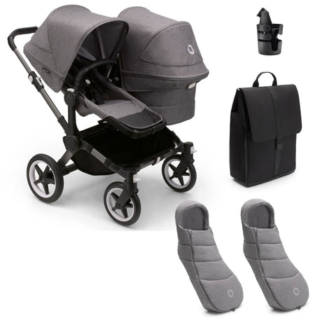 Bugaboo Donkey 5 Duo Essential Bundle - Grey Melange 1
