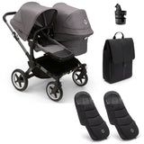 Bugaboo Donkey 5 Duo Essential Bundle - Grey Melange