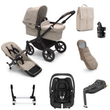 Bugaboo Donkey 5 Mono Ultimate Maxi-Cosi Cabriofix i-Size Travel System Bundle - Desert Taupe