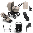 Bugaboo Donkey 5 Mono Ultimate Cybex Cloud T Travel System Bundle - Desert Taupe 1