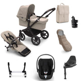 Bugaboo Donkey 5 Mono Ultimate Cybex Cloud T Travel System Bundle - Desert Taupe