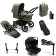 Bugaboo Donkey 5 Mono Ultimate Turtle Air 360 Travel System Bundle - Forest Green 1