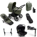 Bugaboo Donkey 5 Mono Ultimate Turtle Air 360 Travel System Bundle - Forest Green 1