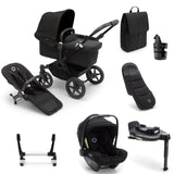 Bugaboo Donkey 5 Mono Ultimate Turtle Air 360 Travel System Bundle - Midnight Black 1