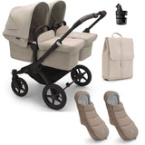 Bugaboo Donkey 5 Twin Essential Bundle - Desert Taupe