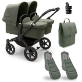 Bugaboo Donkey 5 Twin Essential Bundle - Forest Green