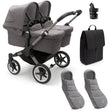 Bugaboo Donkey 5 Twin Essential Bundle - Grey Melange 1