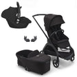 Bugaboo Dragonfly Travel System with Maxi-Cosi Cabriofix i-Size - Black/Midnight Black 1