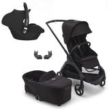 Bugaboo Dragonfly Travel System with Maxi-Cosi Cabriofix i-Size - Black/Midnight Black 1