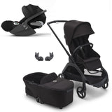 Bugaboo Dragonfly Travel System with Cybex Cloud T - Black/Midnight Black 1