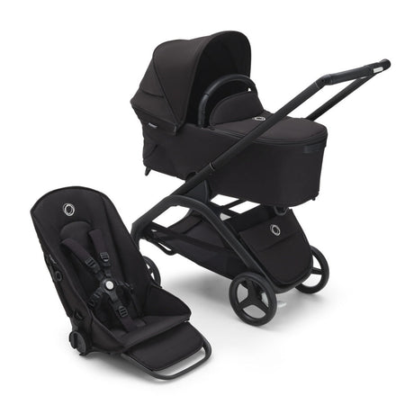 Bugaboo Dragonfly Ultimate Otter 360 Travel System Bundle - Black/Midnight Black 18
