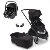 Bugaboo Dragonfly Travel System with Maxi-Cosi Pebble 360 - Black/Midnight Black 1