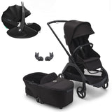 Bugaboo Dragonfly Travel System with Maxi-Cosi Pebble 360 Pro2 - Black/Midnight Black 1