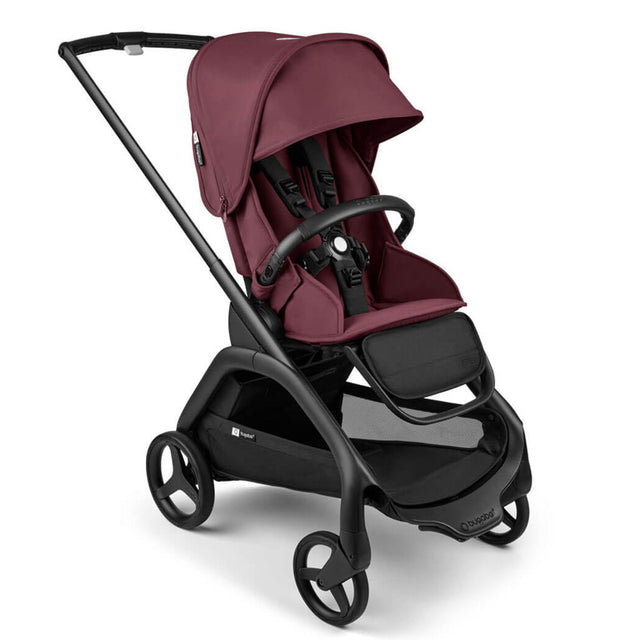 Bugaboo Dragonfly Stroller - Black/Dark Cherry 1