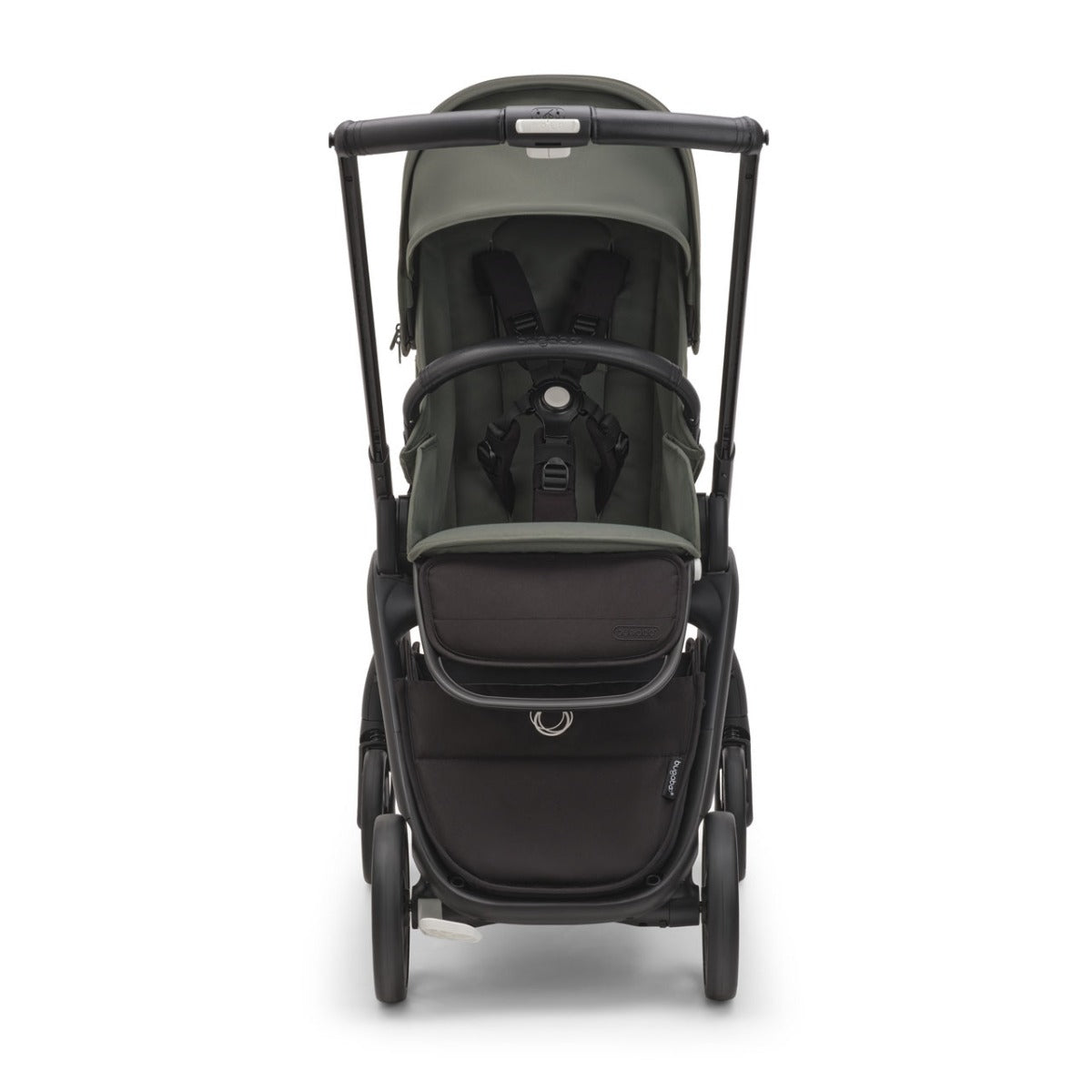 Bugaboo Dragonfly Ultimate Otter 360 Travel System Bundle - Black/Forest Green 4