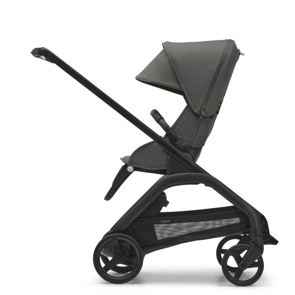 Bugaboo Dragonfly Ultimate Otter 360 Travel System Bundle - Black/Forest Green 5