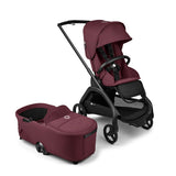 Bugaboo Dragonfly Travel System with Maxi-Cosi Pebble 360 + Rotating Isofix Base - Black/Dark Cherry 12