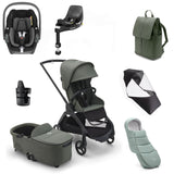 Bugaboo Dragonfly Ultimate Maxi-Cosi Pebble 360 Travel System Bundle - Black/Forest Green 1