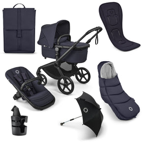 Bugaboo Fox 5 Renew Essential Pushchair Bundle - Deep Indigo 1