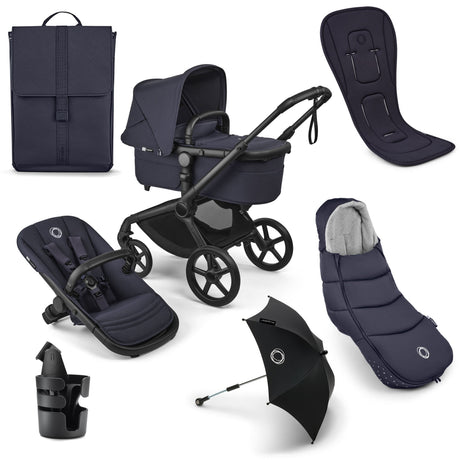 Bugaboo Fox 5 Renew Essential Pushchair Bundle - Deep Indigo 1