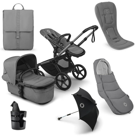 Bugaboo Fox 5 Renew Essential Pushchair Bundle - Moon Grey 1