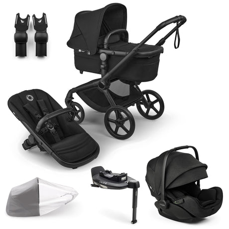 Bugaboo Fox 5 Renew Ultimate Otter 360 Travel System Bundle - Heritage Black 1