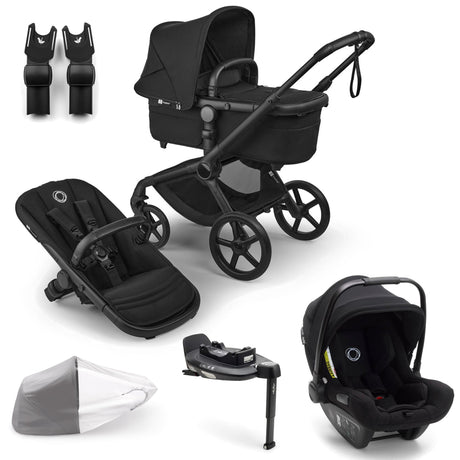 Bugaboo Fox 5 Renew with Turtle Air 360 Travel System Bundle - Heritage Black 1