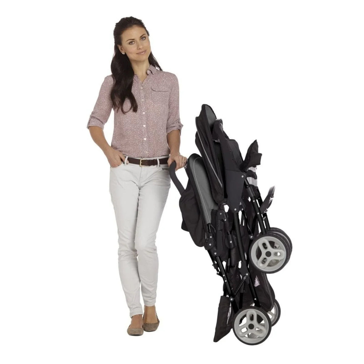 Graco Stadium Duo Tandem Stroller - Black/Grey
