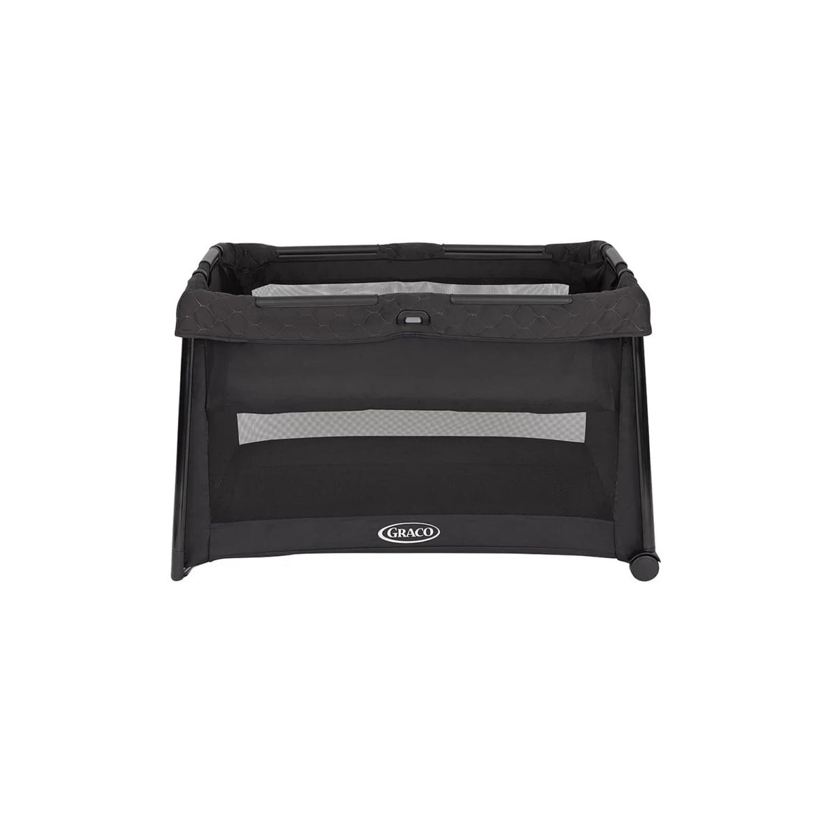 Graco FoldLite LX with Bassinet Travel Cot - Midnight