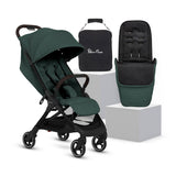 Silver Cross Clic 2 Compact Stroller & Footmuff - Conifer 1