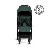 Silver Cross Clic 2 Compact Stroller & Footmuff - Conifer 5