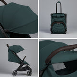 Silver Cross Clic 2 Compact Stroller & Footmuff - Conifer 8