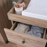 Tutti Bambini Como 2 Piece Room Set - Distressed Oak & Slate Grey