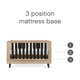 Tutti Bambini Como 2 Piece Room Set - Distressed Oak & Slate Grey