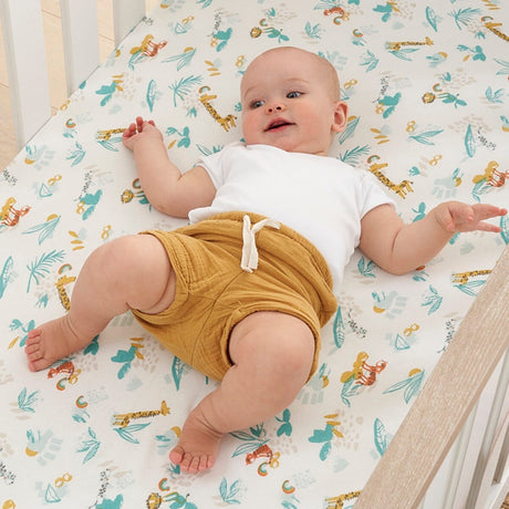 Tutti Bambini Cot Bed Fitted Sheets 2pk - Run Wild