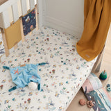 Tutti Bambini Cot Fitted Sheets 2pk - Our Planet