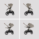 Silver Cross Cove Ultimate 360 Car Seat & Accessory Bundle - Champagne