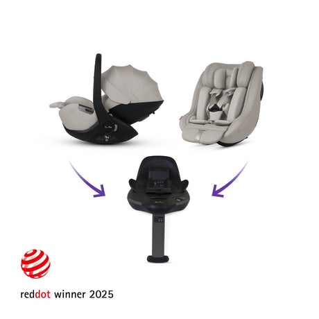 Silver Cross Cove Ultimate 360 Family Car Seat Bundle - Champagne 3