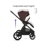 Silver Cross Cove Complete Stroller & Accessory Bundle - Damson 9