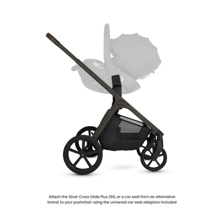 Silver Cross Cove Complete Stroller & Accessory Bundle - Damson 2