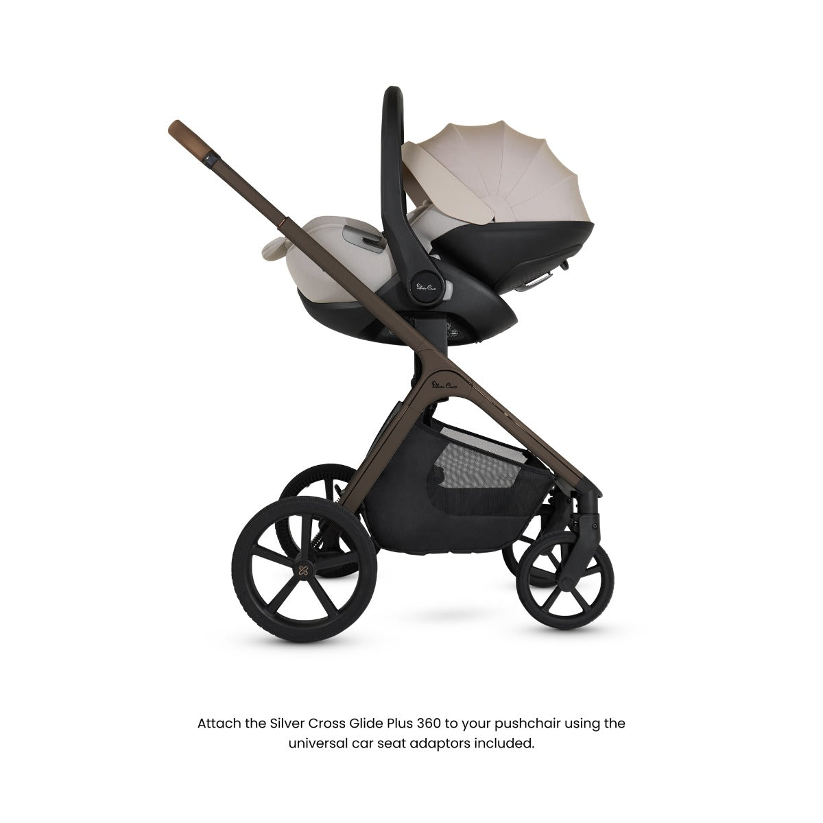 Silver Cross Cove Ultimate 360 Car Seat & Accessory Bundle - Maple