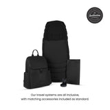 Silver Cross Cove Complete Stroller & Accessory Bundle - Onyx 12