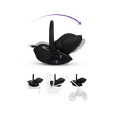 Silver Cross Cove Ultimate 360 Family Car Seat & Accessory Bundle - Onyx