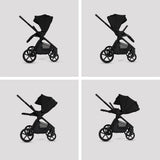 Silver Cross Cove Ultimate 360 Family Car Seat & Accessory Bundle - Onyx