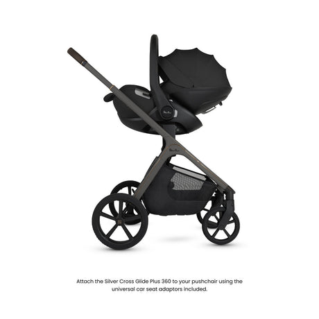 Silver Cross Cove Ultimate Cybex Cloud T Car Seat Bundle - Pewter 15